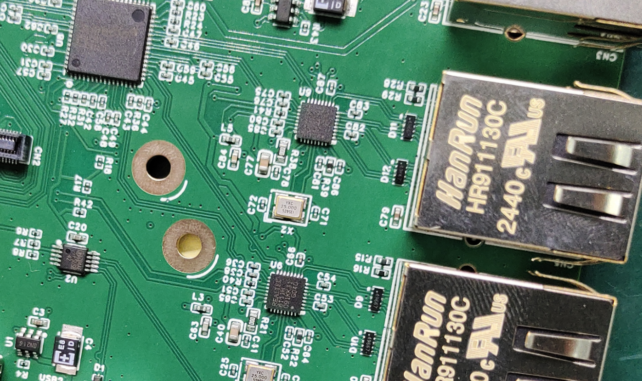 CM5 Carrier Board with Multiple Ethernet Ports