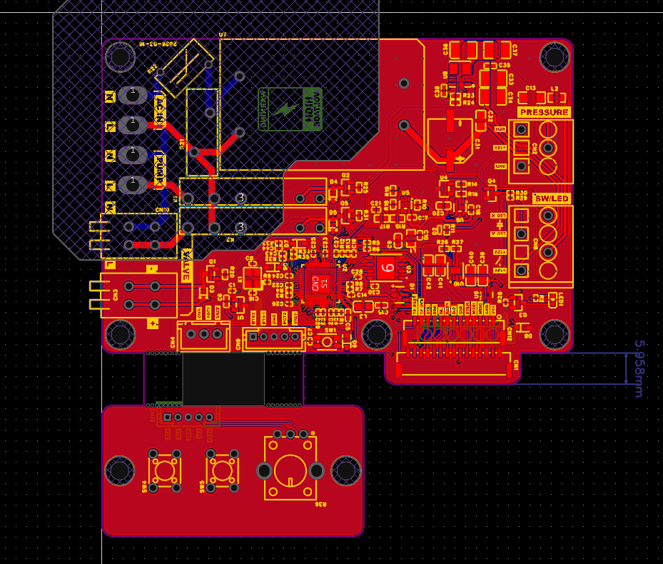 RP2350A custom PCB design in EasyEDA Pro